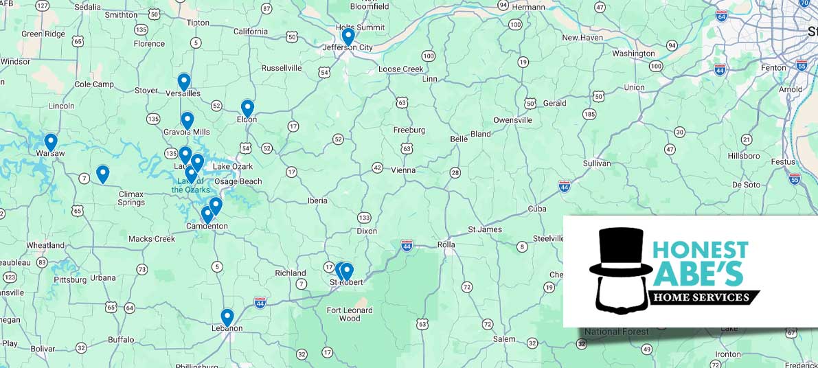 Honest Abe&rsquo;s Home Services - service area in missouri