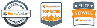 Home Advisor Top Rated & Elite Service badges